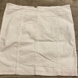 Free people striped skirt size 8 worn once